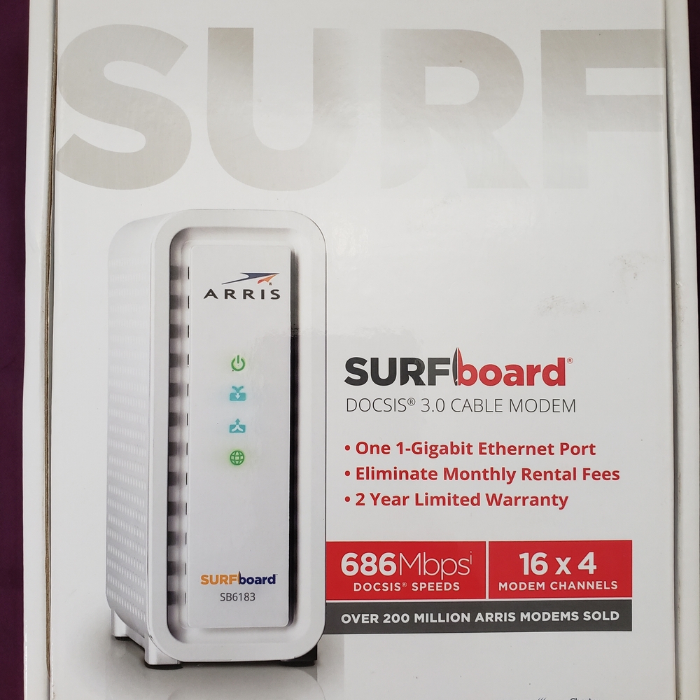 ARRIS SURFboard SB6183 DOCSIS 3.0 Cable Modem